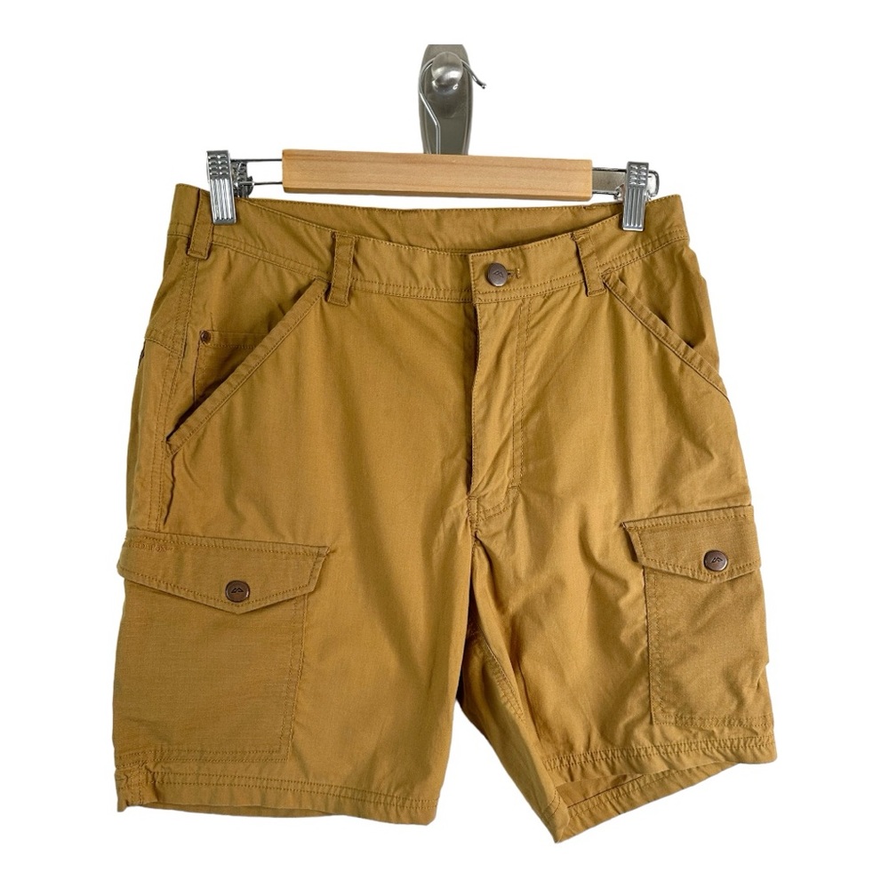 Kathmandu Storm Organic Cotton Cargo Shorts Cordura Fabric Size Small